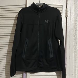 Arc'teryx Women's Cardigan Fleece Jacket Black Size XL